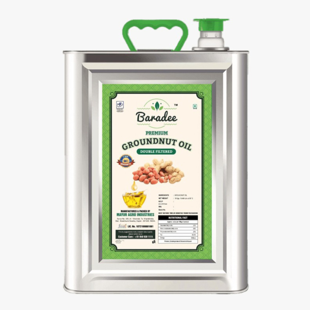 15 litre Pure Ground nut oil - Baradee