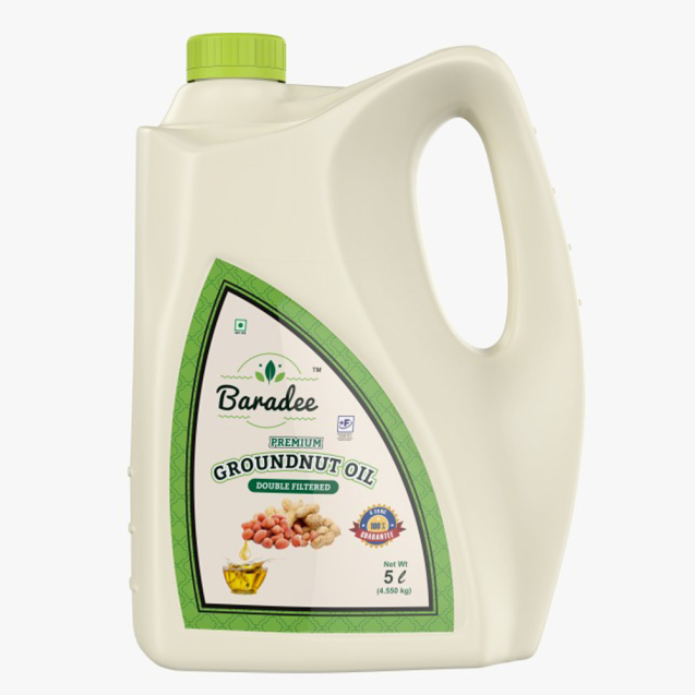 5 litre Pure Ground nut oil - Baradee