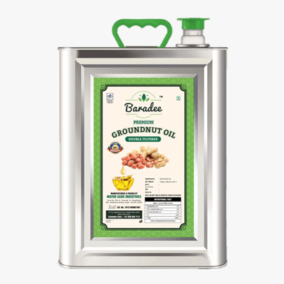 Groundnut Edible Oil 15 Ltr - Baradee 1