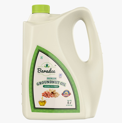 Groundnut Edible Oil 5 Ltr - Baradee 1